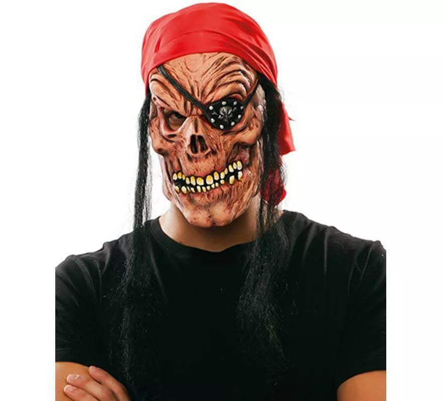 Translation missing: it.Máscara de Pirata Zombie con Pañuelo
