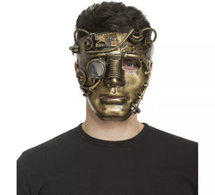 Maschera full face steampunk