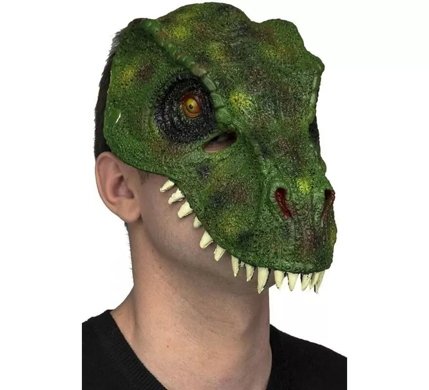 Translation missing: it.Máscara de T-Rex Verde