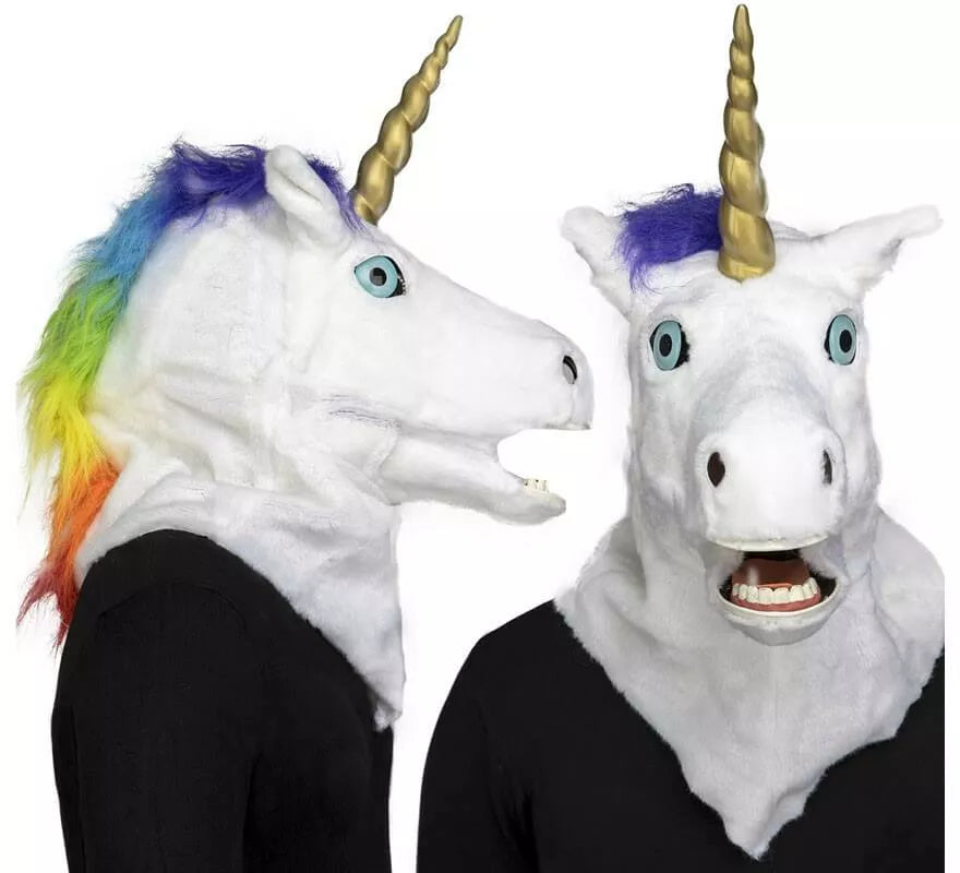 Translation missing: it.Máscara de Unicornio con movimiento de mandíbula