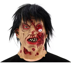 Maschera da zombi con occhio finto
