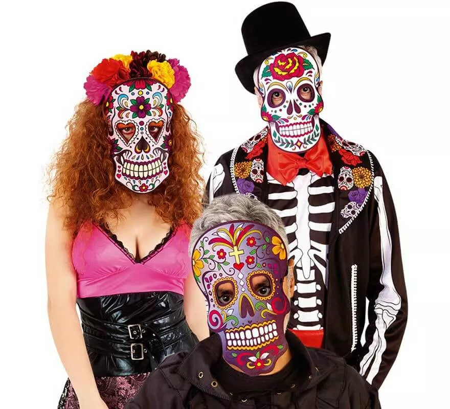 Translation missing: es.Máscara del Día de los muertos en modelos surtidos