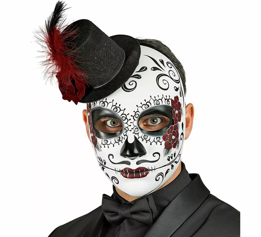 Translation missing: it.Máscara Día de Los Muertos con Sombrero