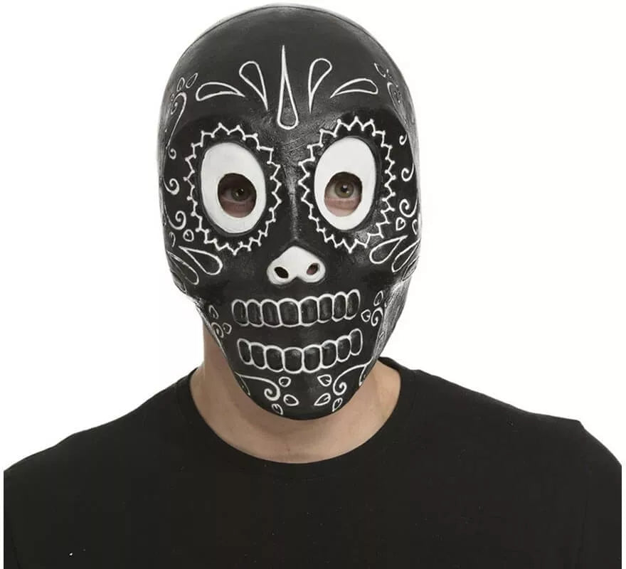 Translation missing: it.Máscara Día de Los Muertos Negra