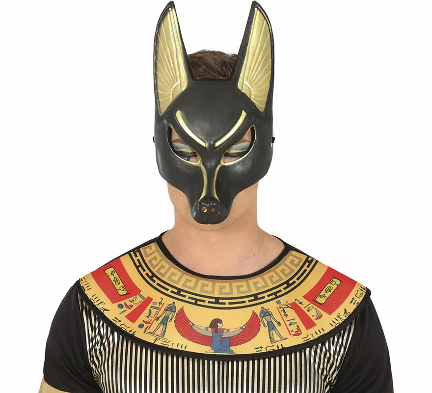 Translation missing: it.Máscara Egipcia de Anubis de PVC adulto