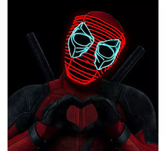 Máscara LED de Deadpool de Marvel