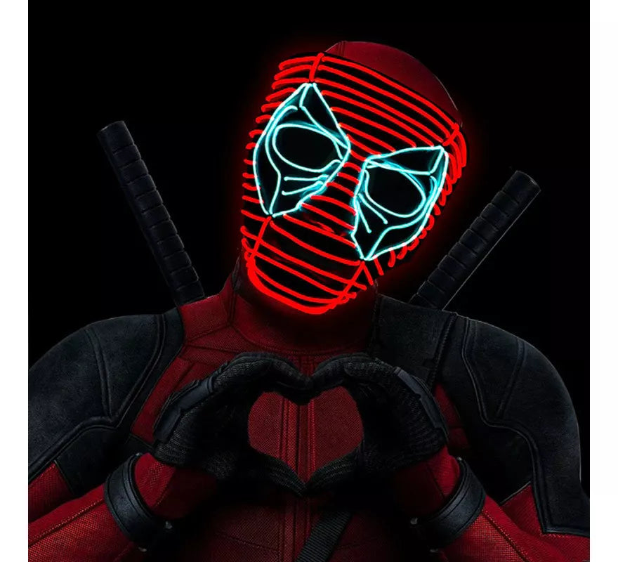 Translation missing: it.Máscara LED de Deadpool de Marvel