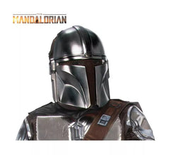 Maschera mandaloriana d'argento Beskar per bambini