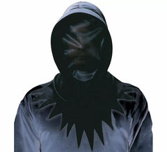 Maschera nera con cappuccio
