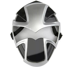 Maschera ninja d'argento 15x29 cm