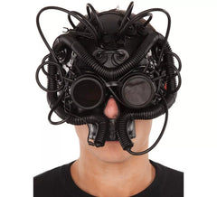 Maschera Steampunk nera