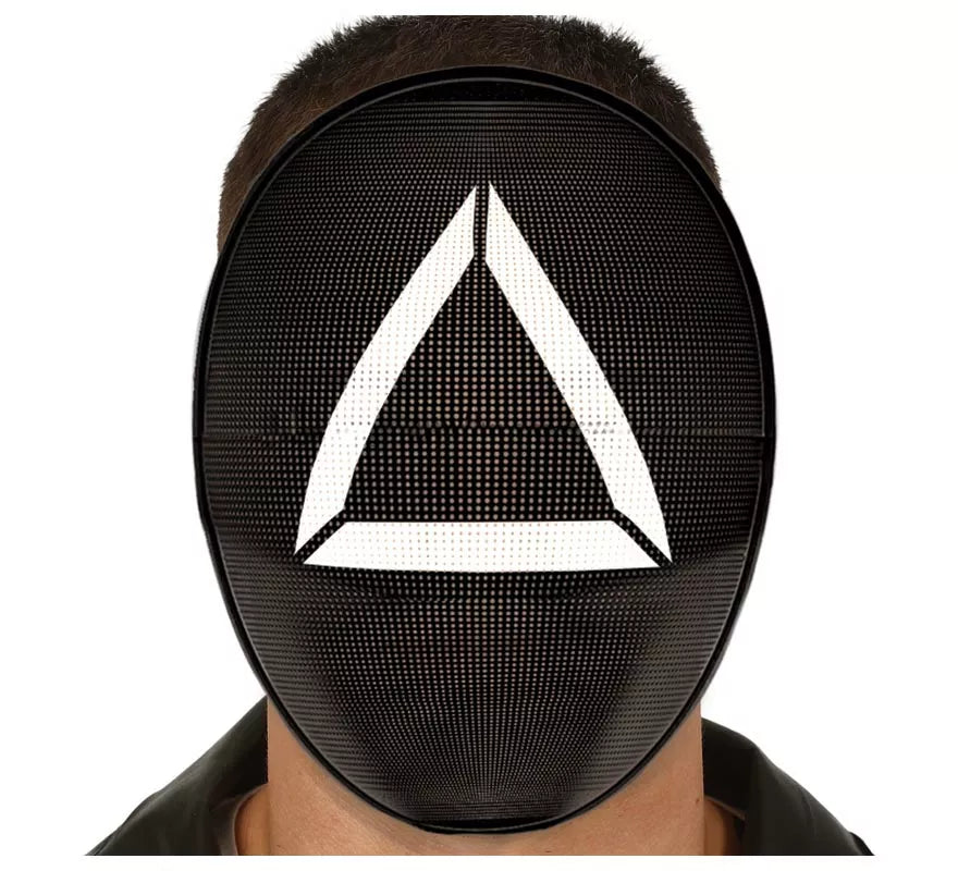 Translation missing: it.Máscara Triángulo Vigilante de Juego de PVC
