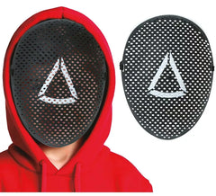 Squid Game Minion Triangolo Maschera PVC Bambini