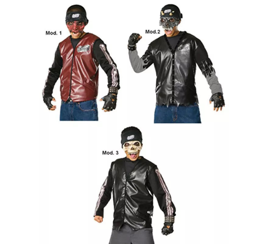 Translation missing: it.Máscaras de Dead City Choppers Halloweenm infantil. 3 surt