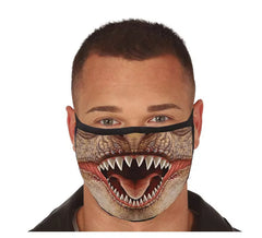 Panno maschera 3 strati adulti Tyrannosaurus Rex