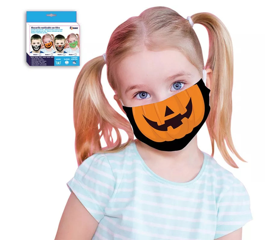 Translation missing: it.Mascarilla Calabaza Infantil con Filtro (Incluye 2 Filtros)