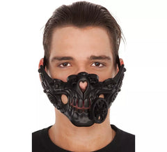 Maschera scheletro Steampunk