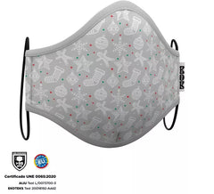 Adulti igienico maschera grigia Ornamenti di Natale