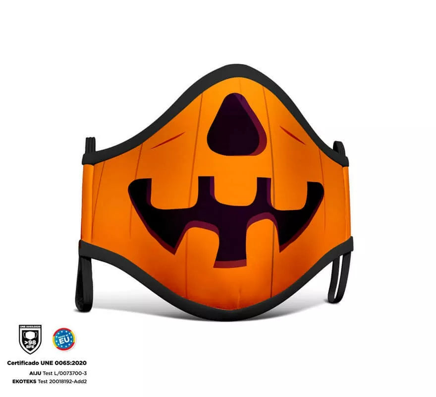 Translation missing: it.Mascarilla Higiénica Halloween Calabaza Infantil