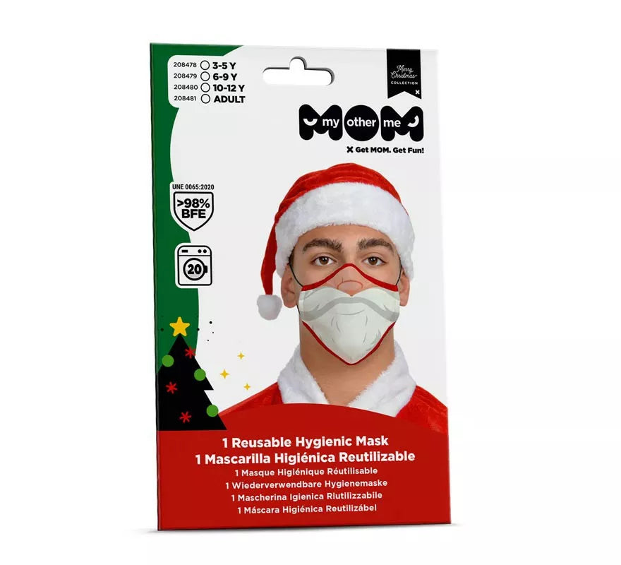 Translation missing: es.Mascarilla higiénica infantil Papá Noel Navidad