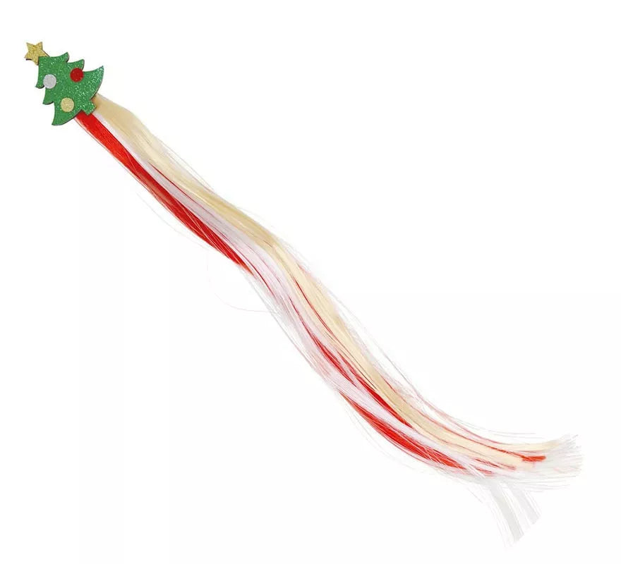 Translation missing: it.Mechón Árbol Navideño para cabello infantil de 30 cm