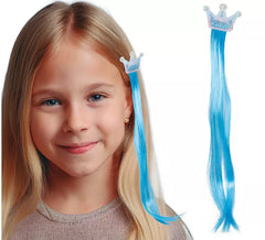 Lucchetto blu con corona da 35 cm