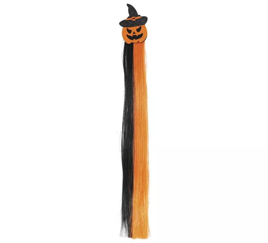 Translation missing: it.Mechón Calabaza naranja y negro 40 cm