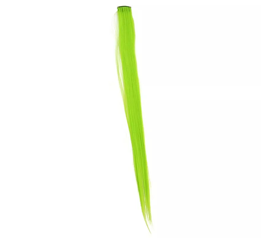 Translation missing: it.Mechón de Cabello verde claro en colores surtidos de 55 cm