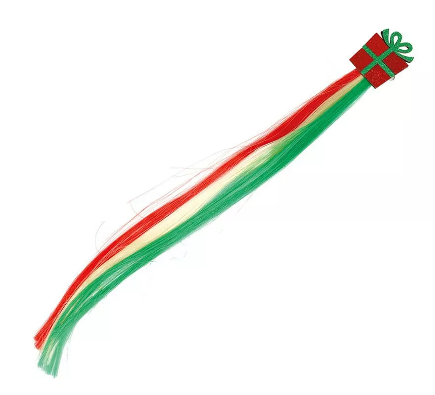 Translation missing: it.Mechón Regalo Navideño para cabello infantil de 30 cm