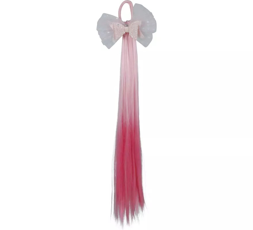 Translation missing: es.Mechón rosa con Lazo de 40 cm