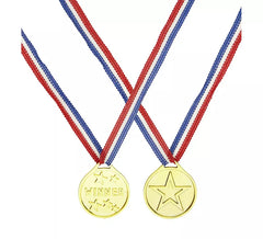 Medaglia del vincitore con nastro tricolore