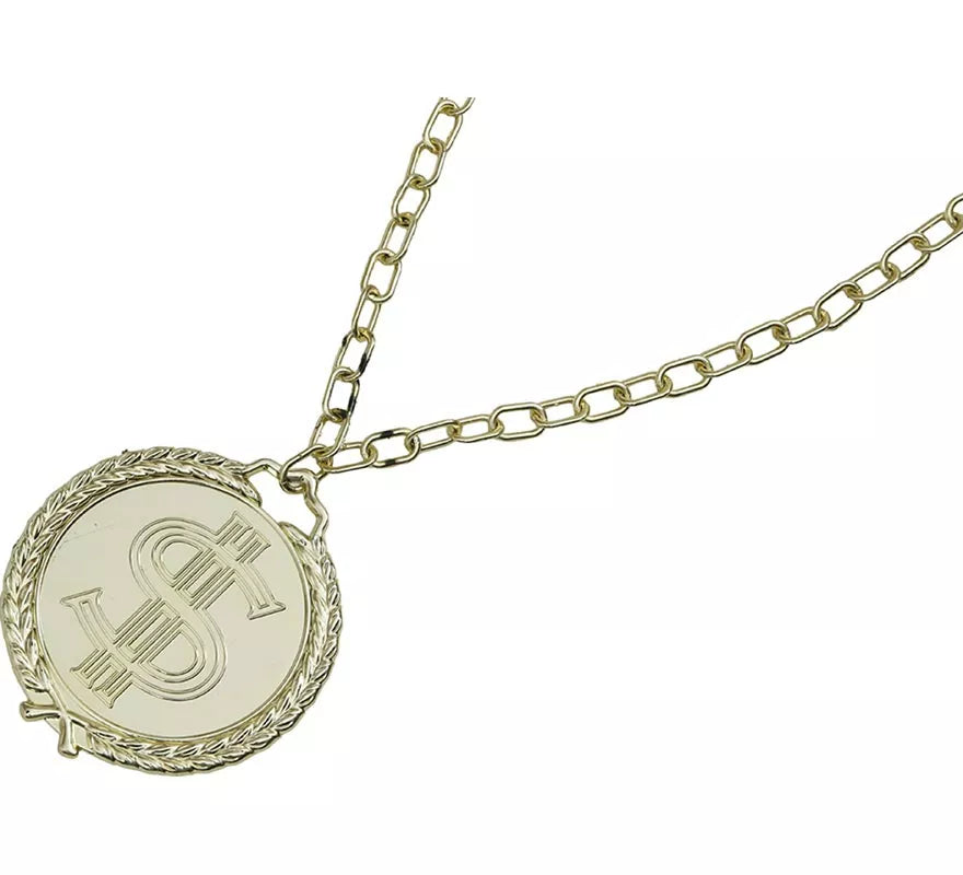 Translation missing: es.Medallón Dólar dorado de 13 cm,