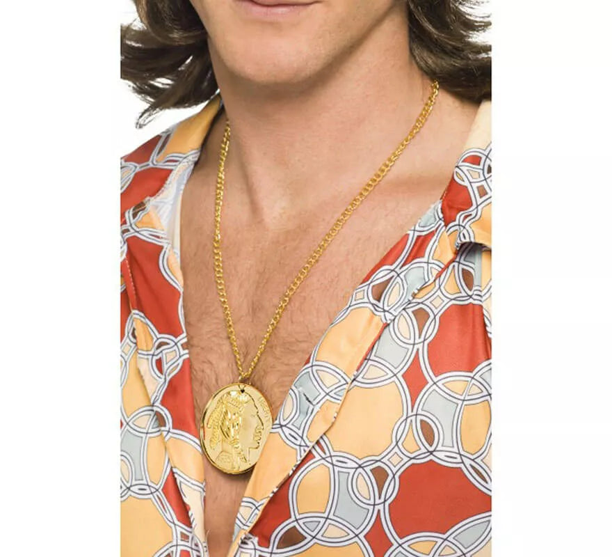 Translation missing: it.Medallón Hippy en Oro con Cadena