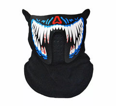 Maschera dentatura sanguinante illuminazione led