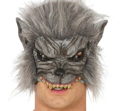 Mezza maschera da lupo mannaro in vinile