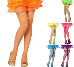 Calze con reggicalze in 6 colori