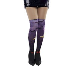 Medias de Murciélagos morado