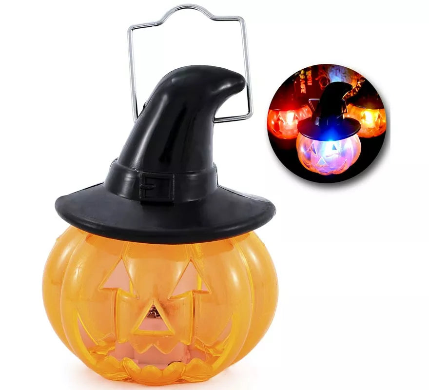 Translation missing: it.Mini Farol Calabaza con Luz 7x8 cm