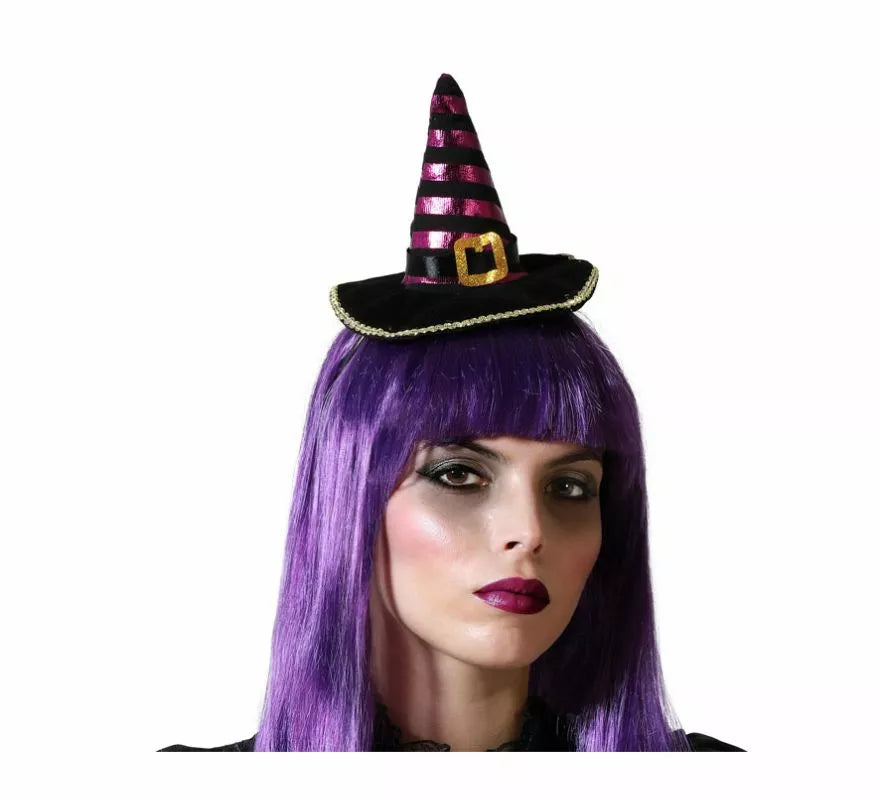 Translation missing: it.Mini Sombrero de Bruja a Rayas en varios colores