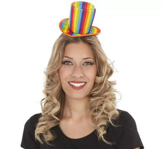Mini cappello con cerchietto Arcobaleno