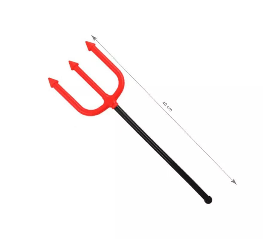 Translation missing: es.Mini Tridente rojo de 40 cm