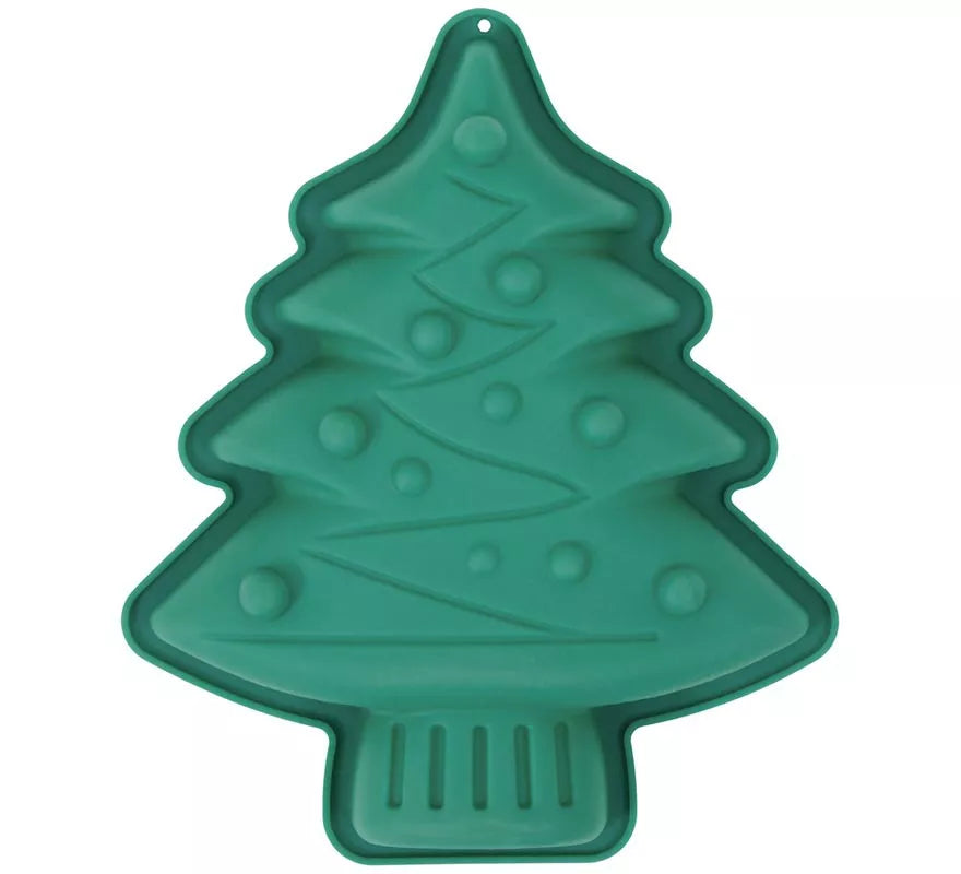 Translation missing: it.Molde Árbol de Navidad de Silicona para Pasteles 18x16 cm