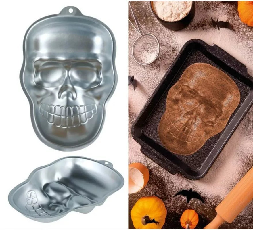 Translation missing: es.Molde Calavera Aleación de Aluminio de 27x18 cm
