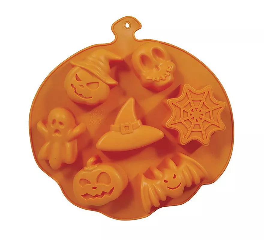 Translation missing: es.Molde Figuras Halloween para 7 Galletas de 26x23 cm