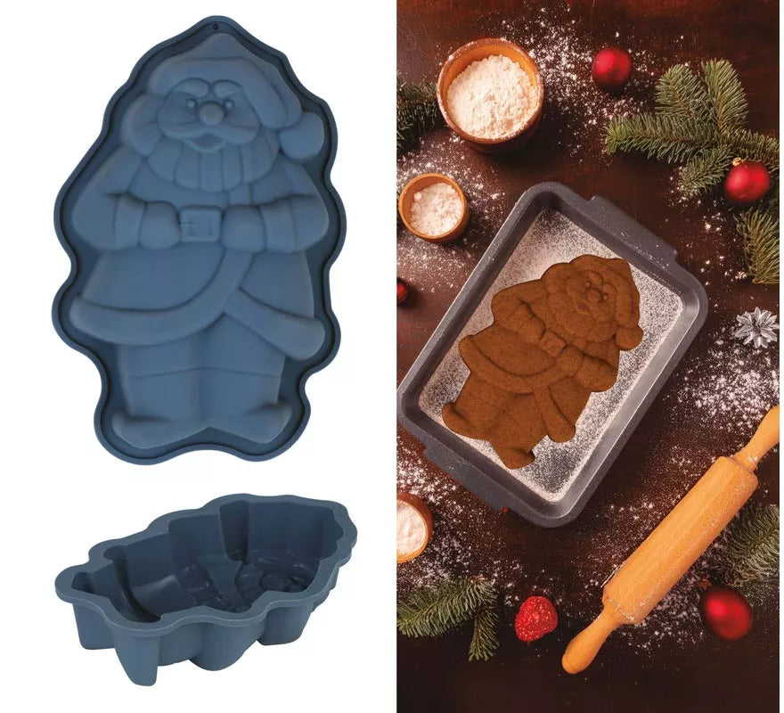 Translation missing: it.Molde Papá Noel de Silicona para Pasteles 17x12 cm