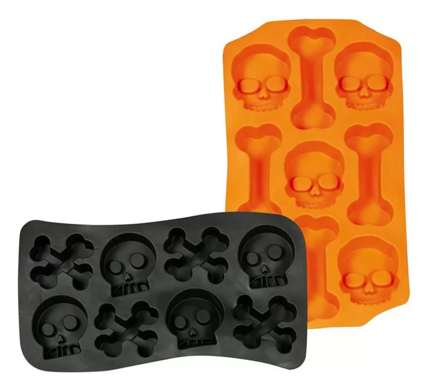 Translation missing: it.Moldes de Cubitos Halloween en 2 Modelos Surtidos 12x22 cm