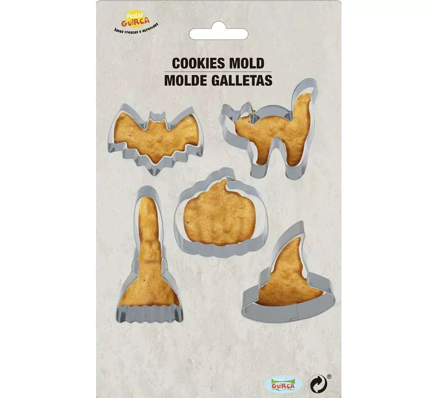Translation missing: it.Moldes Metálicos para 5 Galletas Halloween