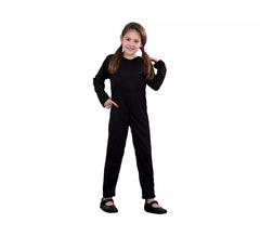Tuta in maglia nera 5-6 anni