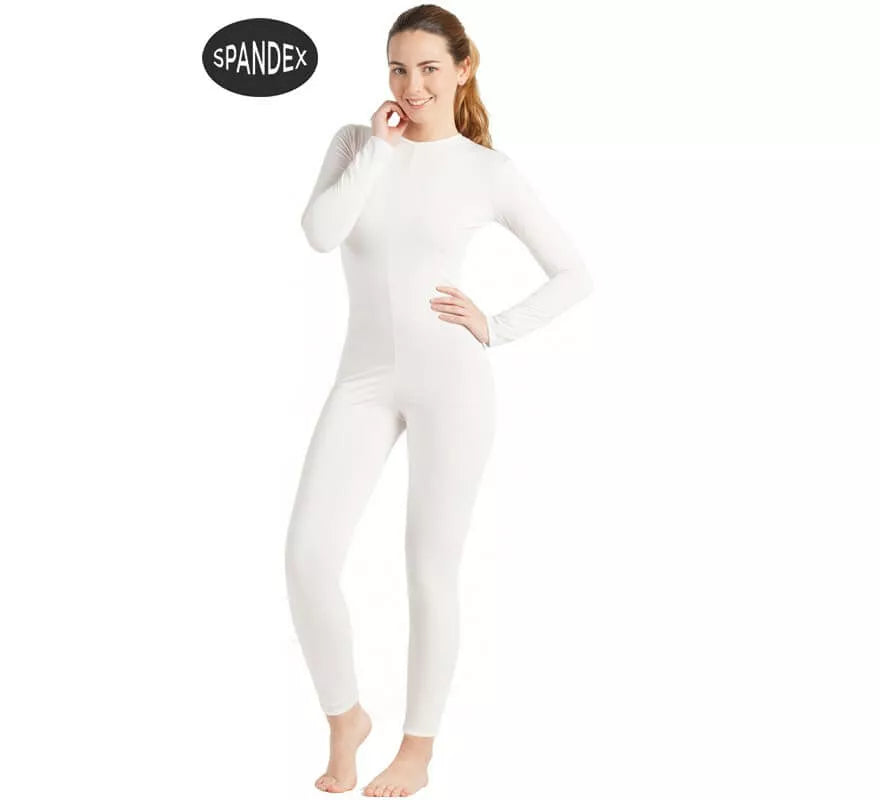 Translation missing: it.Mono interior de spandex Blanco para mujer