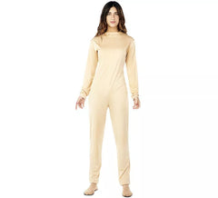 Tuta o costume da bagno intimo beige da donna